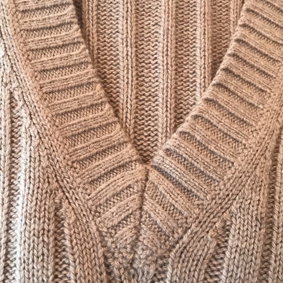 Gap Angora Blend Deep V Neck Long Sleeve Sweater - Picture 11 of 11